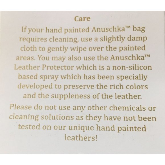 Anuschka NEVER USED Handpaint Leather Shoulder Bag Rose Distressed - Picture 11 of 11